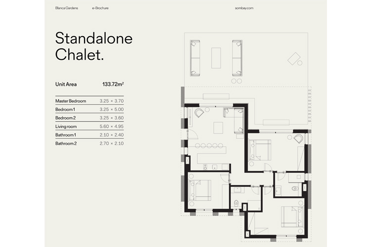 3 BR Standalone chalet in Blanca gardens - 10